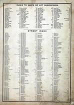 Index Page, Bronx Borough 1905 Annexed District